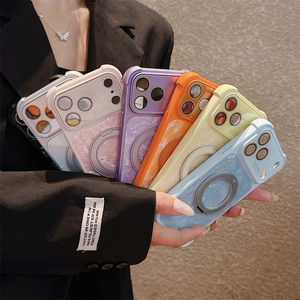 เคสโทรศัพท์แบบเต็มตัวกันกระแทก ชุบทอง พร้อมวงแหวนแม่เหล็ก 360 องศา สำหรับ iPhone 18 17 Pro Max 16 Pro  วัสดุ PC TPU ป้องกันการตก - Product Image 2