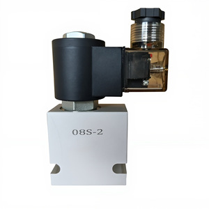 Bloc de vanne solénoïde hydraulique 08S-2 à deux voies avec insert fileté, corps en aluminium - Product Image 1