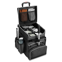 Chariot de nettoyage professionnel robuste, porte-outils, chariot de nettoyage rapide pour hôtel, chariot de ménage, sac à roulettes