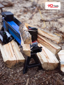HYstrong Giá Tốt Nhất 4Ton 5T 6T 7T Xăng Thủy Lực Ngang Gỗ Splitter Log Splitter Cháy Gỗ Bộ Xử Lý HY4T-370 - Product Image 3
