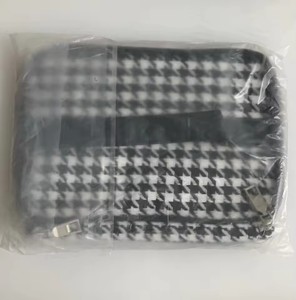 New Houndstooth Cosmetic Bag, Simple <b>Small</b> Fragrance Portable <b>Storage</b> Bag, Large Capacity Cosmetics <b>Storage</b> <b>Box</b> Wholesale - Product Image 6