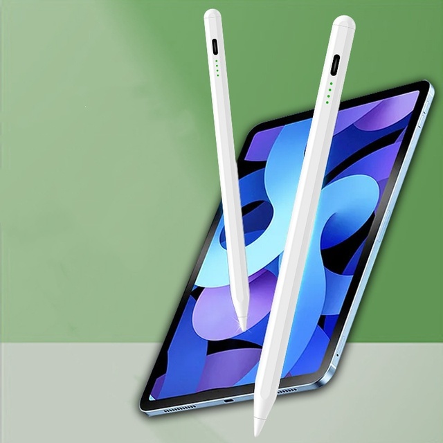 Best Seller Portable Tablet Pen Palm Rejection Power Display Active Touch Pen for Apple Magnetic Capacitive Stylus Pen for Ipad