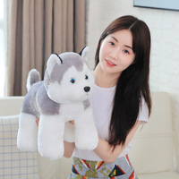 Peluche Husky Kawaii Anime |   Peluche de chien moelleuse autoportante pour la décoration de la maison, jouet anti-anxiété