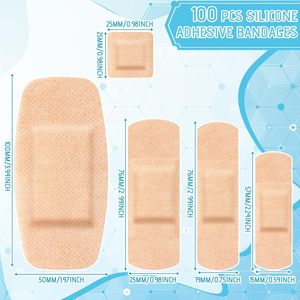Pansement en gel de silicone, indolore, hypoallergénique, doux et non irritant, pour les plaies des personnes âgées. - Product Image 2