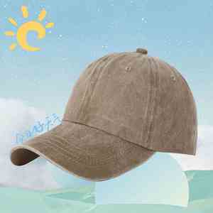Gorra de Béisbol de Algodón Lavado para Fabricantes, Sombrero de Sol con Logotipo Personalizado, Gorra de Béisbol Suave con Protección Solar Estilo Vaquero - Product Image 2