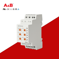 Relais électromagnétique miniature AB762FFA01 en alliage d'argent, protection contre les pannes de phase, surtension, sous-tension, séquence de phase