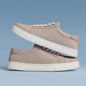 Zapatillas Casuales Extra Grandes para Hombre 2025, Estilo Británico, Diseño Desgastado, con Aumento de Altura, Cuero Genuino Suave, con Cordones - Product Image 1