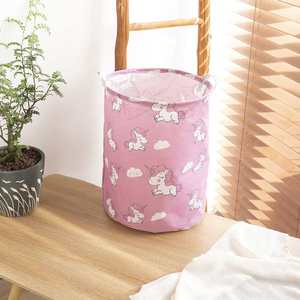 Panier à linge sale de style nordique, bac de rangement pour jouets, grand panier à linge pliable et imperméable - Product Image 2
