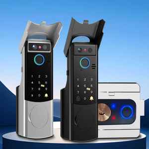 Serrure <span class=keywords><strong>de</strong></span> porte antivol Bullhead - Verrouillage à 5 essais échoués, empreinte digitale, mot <span class=keywords><strong>de</strong></span> passe, carte, clé (90 secondes) - Product Image 4