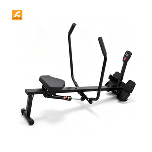 Máquina de Remo Hidráulica para Uso Doméstico con Resistencia de Ventilador, Negra, para Entrenamiento en Interiores, Peso Máximo del Usuario 120 kg - Product Image 2