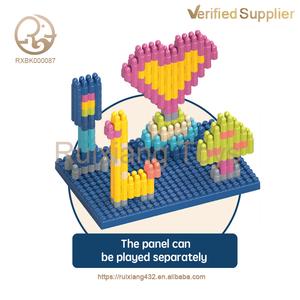 Vendita calda ABS Montessori in plastica che impilano tavoli in mattoni da costruzione giocattolo fatto da te Set di blocchi per bambini adulti giochi da tavolo - Product Image 3