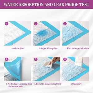 Chất Lượng Cao Leak-Proof 6 Layerdisposable Dog Pee <span class=keywords><strong>Pads</strong></span> Pet Đào Tạo Thảm Puppy PEE Pad Cho Chó - Product Image 5