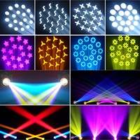 Projecteurs mobiles 200W à effet arc-en-ciel, lumières LED professionnelles pour DJ, concerts, fêtes, mariages et boîtes de nuit
