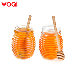 WOQI تصميم أخدود خفيف الوزن سهل التنظيف وقابل لإعادة الاستخدام ملعقة خادم عسل للعسل والشراب والدبس - Product Image 4