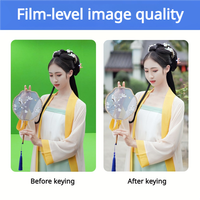 Layar Latar Belakang Foto Portabel yang Dapat Dilipat, Panel Hijau Chroma Key yang Dapat Dilipat untuk Siaran Langsung, Fotografi Potret, Buatan Khusus