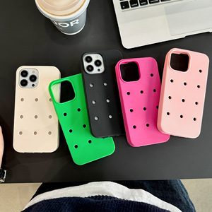 Funda de Silicona para Teléfono Móvil, Diseño Deportivo con Orificios Transpirables, Resistente a Impactos, para Modelos 12-16 Pro, Verano 2025 - Product Image 4