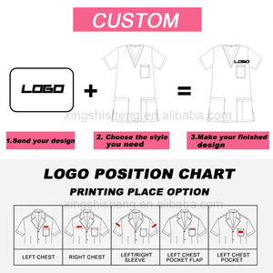 Nuova Collezione di Divise Ospedaliere per Medici e Infermieri, Personalizzabili con Logo, Lavabili, Set di Uniformi per SPA - Product Image 5