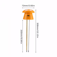 Testeur d'humidité du sol portable 3 en 1, ph-mètre, pour tester le sol / les fleurs / les pelouses / les légumes