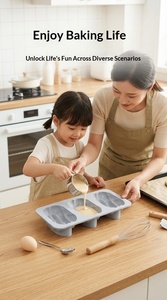 Moule à gâteau en silicone en forme de noix à 3 cavités, LFGB 100% qualité alimentaire, platine antiadhésif, sans BPA, pour mousse au chocolat - Product Image 6