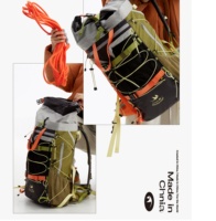 Sac à dos de randonnée professionnel série Quye, système de suspension en toile légère anti-pression, couleurs contrastées