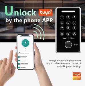 Système de contrôle d'accès Tuya WIFI étanche IP65 en aluminium aéronautique avec clavier tactile - Product Image 2