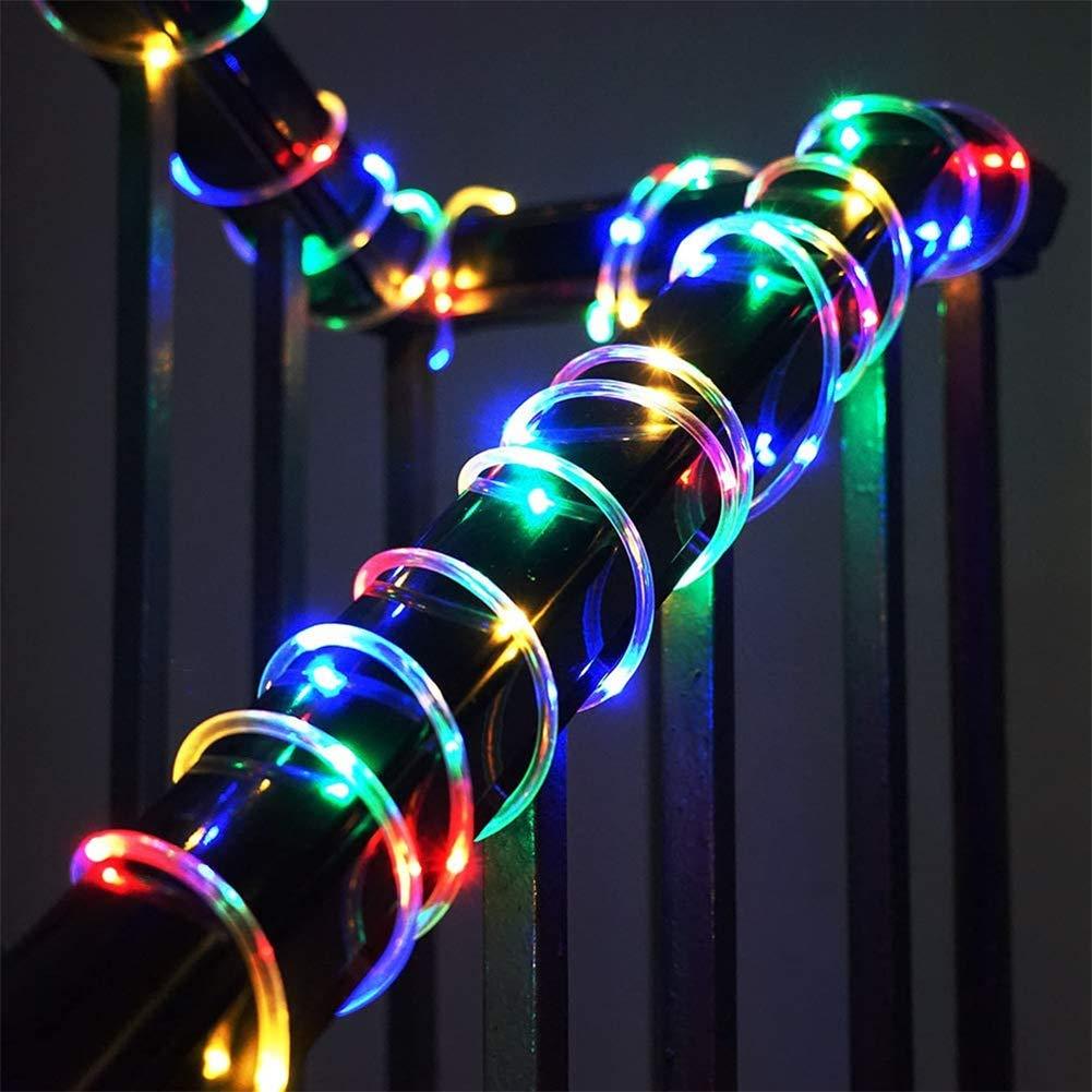 100 200 300 Led Solar Rope String Lights Outdoor Solar Powered Fairy Light with 8 Modessolar String Lights Outdoor Waterproof · image 2