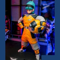 Figura de Acción de PVC de 21 cm de Bulma en Traje Espacial Namekiano de DBZ, Figura de Anime de PVC para Decoración y Regalos