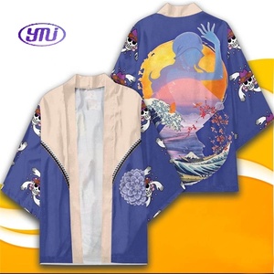 48 Styles Luffy Kimono Party Props Zoro Cosplay Costume Ropa De Anime Impression Personnalisée <span class=keywords><strong>Haori</strong></span> - Product Image 4