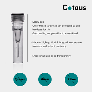 Cotaus 0.5ml 1ml 1.5ml 2ml 5ml極低温凍結極低温Oリングサンプル収集チューブ - Product Image 3