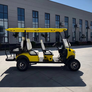 Vente directe d'usine de voiturettes de golf à 4 roues motrices 4x4 avec siège arrière rabattable - Product Image 1
