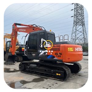 Excavadora de Cadenas Hitachi ZX120 Usada Original de Japón, 95% Nueva, Componentes Principales del Motor, Alta Potencia de Excavación, 1 Año de Garantía - Product Image 1