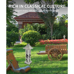 Haut-parleur de jardin étanche RGB Obt-1805B, système de lecture musicale et d'éclairage d'ambiance pour hôtels et cours, haut-parleur extérieur - Product Image 5