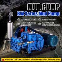 Pompa Lumpur Aliran Tinggi BW160 Pompa Pasir Tugas Berat untuk Pengerukan Sungai & Konstruksi Pondasi