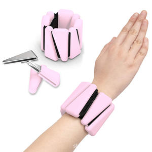 Pesas de Muñeca Ajustables con Logotipo Personalizado, Brazaletes de Entrenamiento, Pesas de Silicona para Muñeca y Tobillo para Ejercicio Físico para Mujeres - Product Image 2