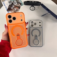 Étui de téléphone magnétique de luxe Air Pro avec support anneau de refroidissement et dissipation de chaleur pour une protection premium des téléphones mobiles