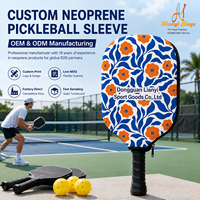 Sac de raquette de pickleball en néoprène OEM avec logo personnalisé et bandoulière pour fournisseur de cadeaux sportifs et fabricant d'articles sur mesure