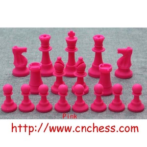 Pions d'échecs en silicone de qualité tournoi King Tall 3.75'' - Product Image 3