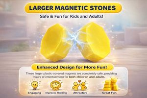 Magnetic Chess Game with 20 Magnets & String Portable Educational Strategy <b>Board</b> Game for Kids & Adults Family Travel Party Fun - Product Image 4