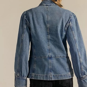 Fabricant de vêtements 2025, jeans en denim de haute qualité pour femmes, vestes en denim tendance, manteaux en denim pour femmes - Product Image 3