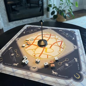 Tapis de Mahjong Américain Professionnel à Motif Équestre, Portable, Silencieux, Antidérapant, en Caoutchouc, pour Table de Mahjong, Durable - Product Image 5