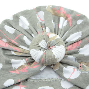 Go Party-<span class=keywords><strong>gorro</strong></span> de algodón con estampado de flores para bebé, <span class=keywords><strong>gorro</strong></span> de <span class=keywords><strong>Hospital</strong></span> para <span class=keywords><strong>recién</strong></span> <span class=keywords><strong>nacido</strong></span>, turbante con nudo, Donuts - Product Image 5