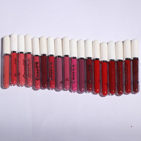 Vente en gros de gloss à lèvres minéral mat en 18 couleurs, longue tenue, imperméable, anti-adhésif, rouge à lèvres liquide, design hydratant, sans danger
