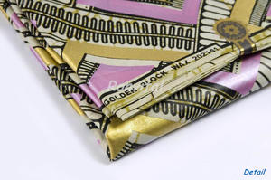 <span class=keywords><strong>Pagne</strong></span> <span class=keywords><strong>africain</strong></span> en coton ciré <span class=keywords><strong>super</strong></span> woodine le plus populaire en gros - Product Image 5