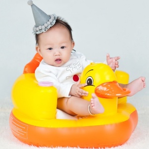 Liberate Hands Artifact Baby BB <b>Inflatable</b> Learning Chair Anti-fall Training Chair Baby BB Learning <b>Inflatable</b> <b>Sofa</b> Bath Stool - Product Image 2