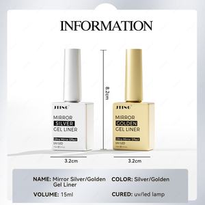 JTING - Colección de Esmaltes de Uñas en Gel con Acabado Metálico Plateado y Dorado de Alta Calidad, Personalización Privada Gratuita OEM/ODM, Marca Única - Product Image 2