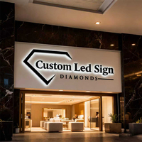 Conception de logo personnalisé pour enseigne LED, enseigne commerciale, signalétique LED éclairée, enseignes LED extérieures, enseigne LC pour entreprise