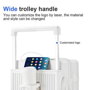 Nouveau Style Valise PC Rigide Durable à Poignée Large et Ouverture Frontale Bagage Multifonction avec Port de Chargement USB pour le Voyage - Product Image 4