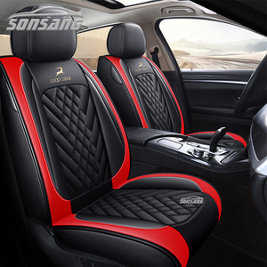 SONSANG Leather Car <strong>Seat</strong> <strong>Covers</strong> Set for Wholesale Waterproof Sports Luxury Design Full Set Universal Fur Leather Car <strong>Seat</strong> <strong>Covers</strong> - Product Image 3