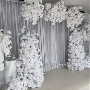 Other Decorative Flowers Artificiales And Plants Luxury Decoration Flower Ball Wedding Decor Backdrop Wall