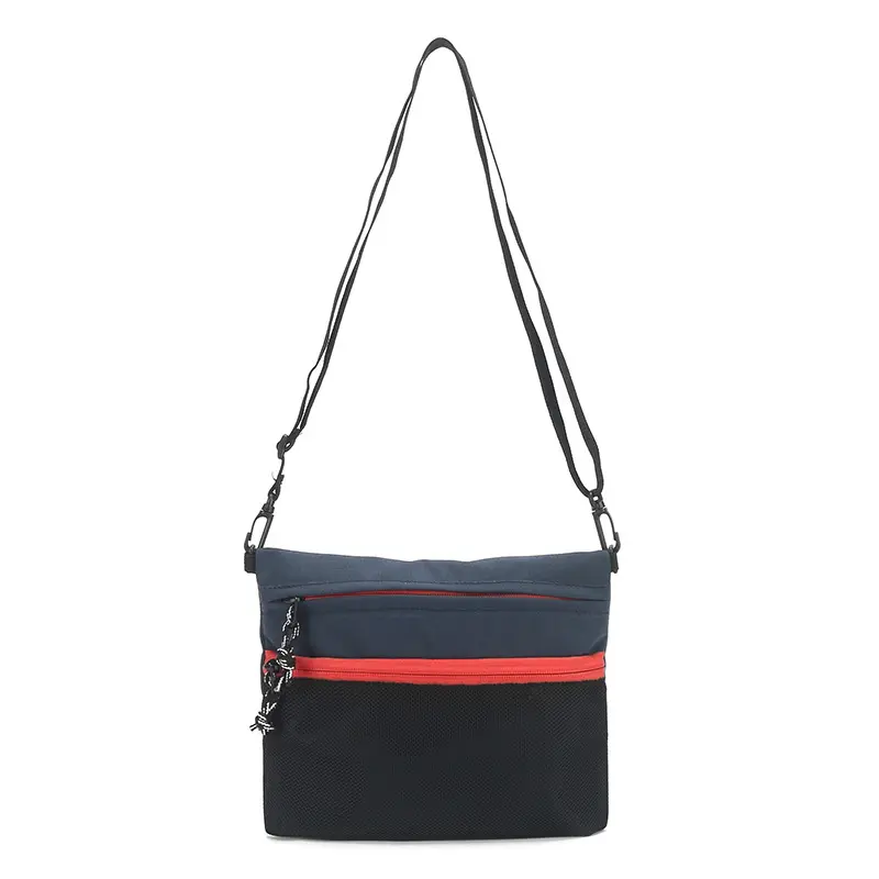 OEM Custom With Logo Crossbody Bag Lightweight Mens Small Outdoor Sports Travel Sling Messenger Bag With Adjustable Strap